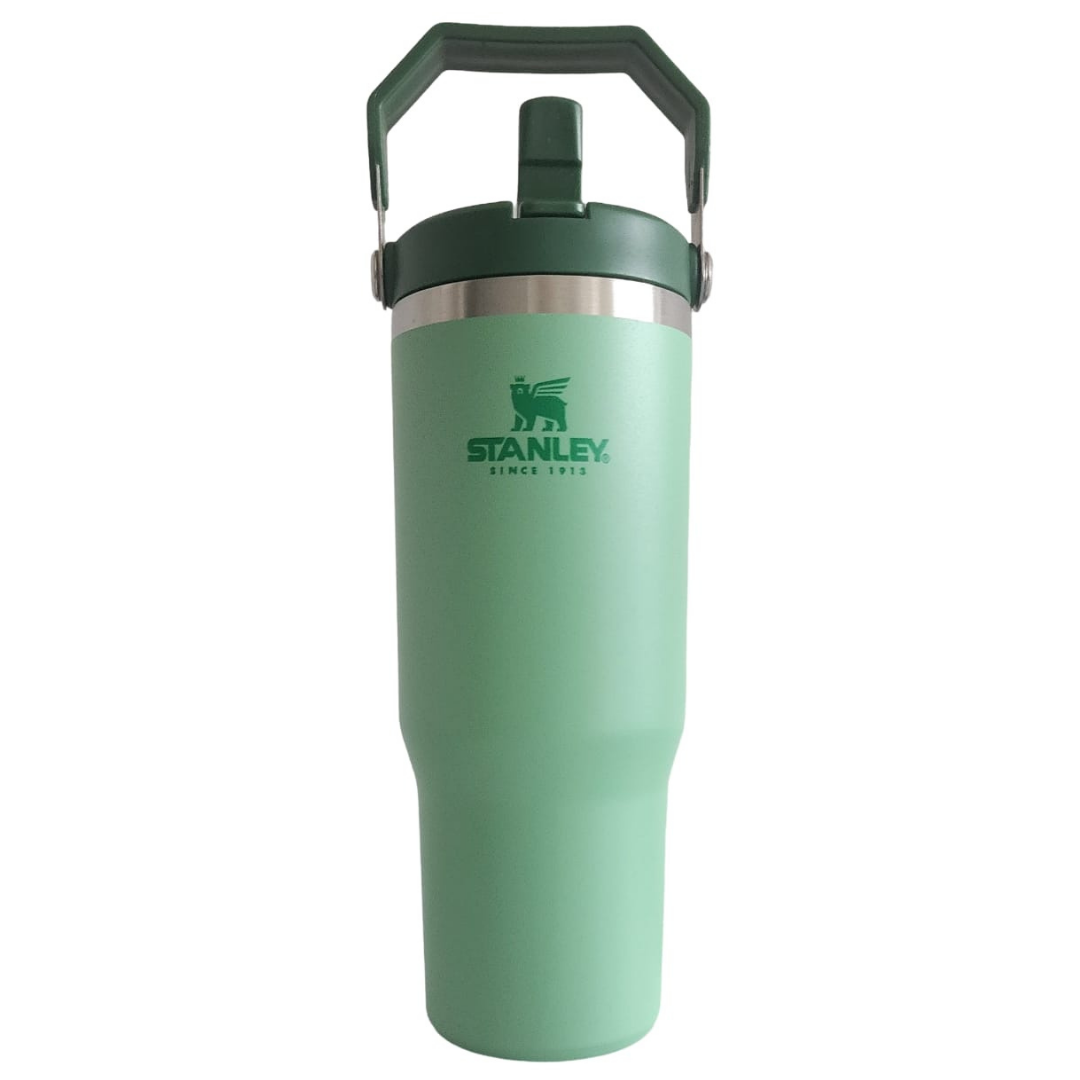 Stanley 30oz Iceflow Flip Straw Green Forest